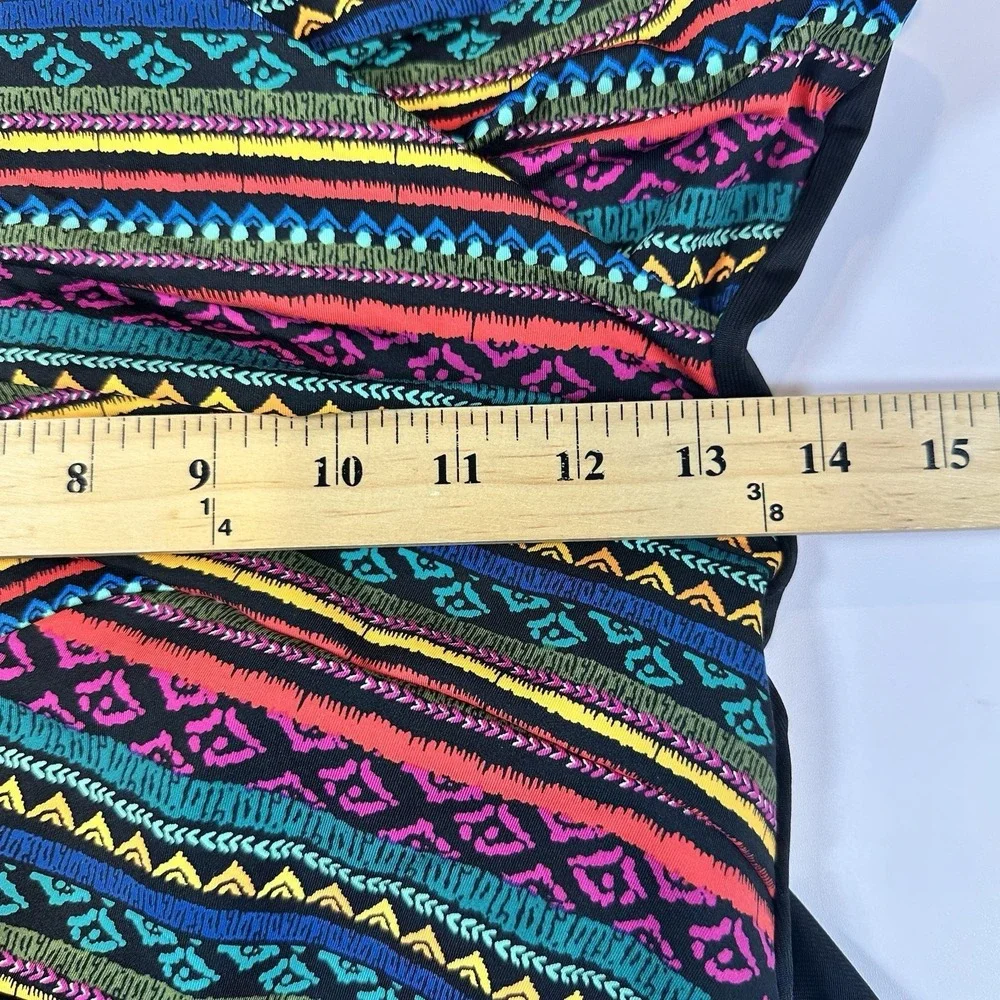 Miraclesuit Escape One Piece Swimsuit Womens 16 Multi Raya Del Sol Tummy Control